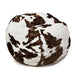 CordaRoy's Queen Faux Fur bean bag chair in Cow - Haley Furniture & Appliance Texas
