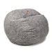CordaRoy's Queen Faux Fur bean bag chair in Gray - Haley Furniture & Appliance Texas