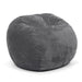 CordaRoy's Queen Plush Corduroy bean bag chair in Gray - Haley Furniture & Appliance Texas