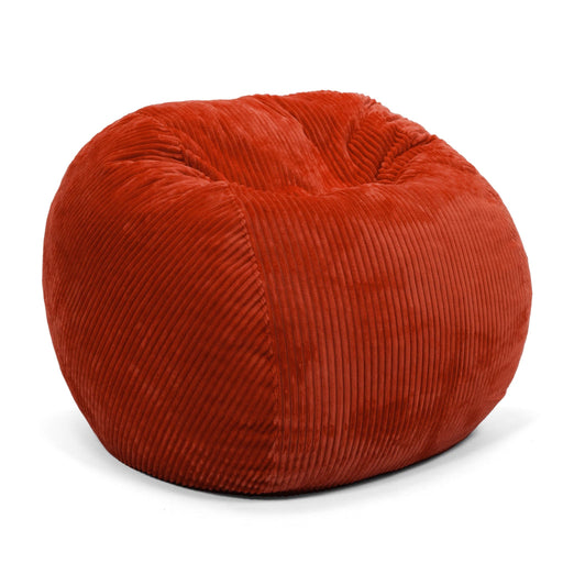 CordaRoy's Queen Plush Corduroy bean bag chair in Sunset - Haley Furniture & Appliance Texas