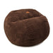 CordaRoy's Queen Terry Corduroy bean bag chair in Espresso - Haley Furniture & Appliance Texas