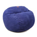 CordaRoy's Queen Terry Corduroy bean bag chair in Navy - Haley Furniture & Appliance Texas