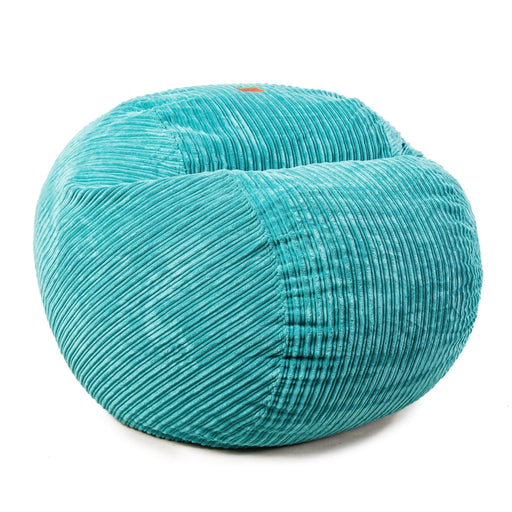 CordaRoy's Queen Terry Corduroy bean bag chair in Sky - Haley Furniture & Appliance Texas