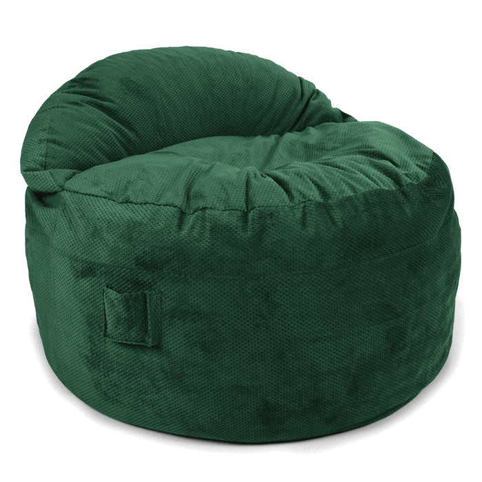 CordaRoy's Queen NEST Chenille bean bag chair in Rainforest - Haley Furniture & Appliance Texas