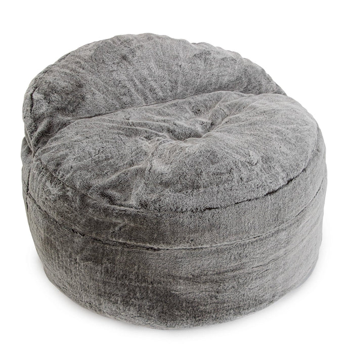 CordaRoy's Queen NEST Chinchilla bean bag chair in Chinchilla - Haley Furniture & Appliance Texas
