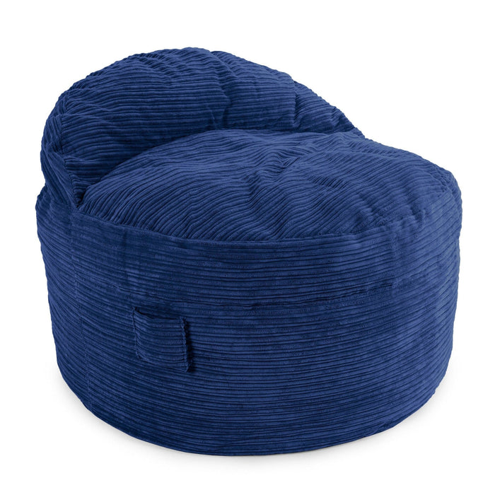CordaRoy's Queen NEST Terry Corduroy bean bag chair in Navy - Haley Furniture & Appliance Texas