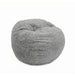 CordaRoy's Youth Faux Fur bean bag chair in Gray - Haley Furniture & Appliance Texas