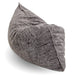 CordaRoy's Pillow Lounger - Faux Fur bean bag chair in Gray - Haley Furniture & Appliance Texas