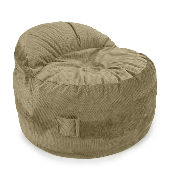 CordaRoy's Full NEST Chenille bean bag chair in Moss - Haley Furniture & Appliance Texas
