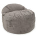 CordaRoy's Queen NEST Chenille bean bag chair in Charcoal - Haley Furniture & Appliance Texas