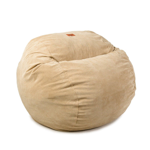CordaRoy's Full Corduroy bean bag chair in Khaki - Haley Furniture & Appliance Texas