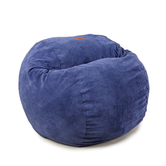 CordaRoy's Full Corduroy bean bag chair in Navy - Haley Furniture & Appliance Texas