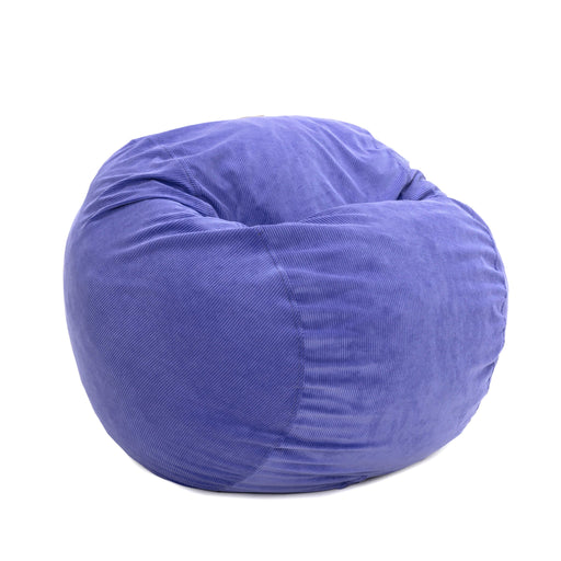 CordaRoy's Full Corduroy bean bag chair in Very Peri - Haley Furniture & Appliance Texas