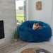 CordaRoy's Giant Bean Bag Chair - Plush Corduroy bean bag chair in Ocean - Haley Furniture & Appliance Texas