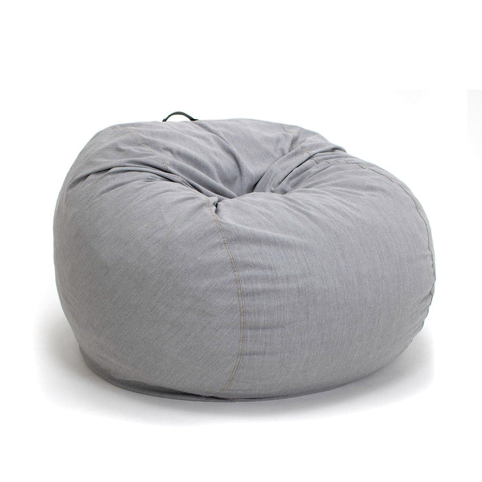 CordaRoy's Full Outdoor bean bag chair in Light Gray - Haley Furniture & Appliance Texas